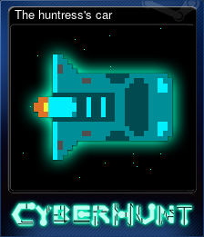 Series 1 - Card 1 of 8 - The huntress's car