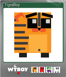 Series 1 - Card 2 of 5 - TigraBoy