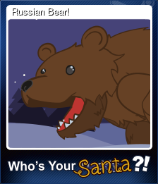 Series 1 - Card 1 of 5 - Russian Bear!