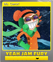 Series 1 - Card 8 of 8 - Ms. Carrot!