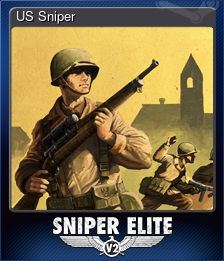 Series 1 - Card 5 of 9 - US Sniper