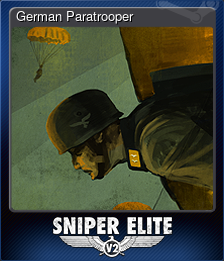 Series 1 - Card 4 of 9 - German Paratrooper