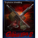 Explosive shredding