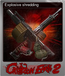 Series 1 - Card 3 of 5 - Explosive shredding