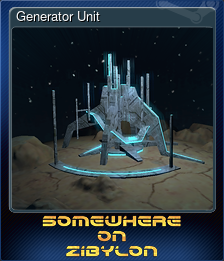 Series 1 - Card 4 of 6 - Generator Unit