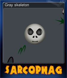 Series 1 - Card 3 of 6 - Gray skeleton