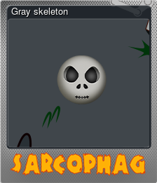 Series 1 - Card 3 of 6 - Gray skeleton