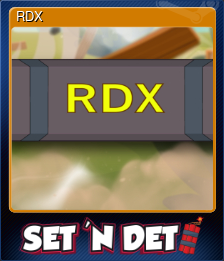 Series 1 - Card 3 of 5 - RDX