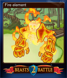 Series 1 - Card 3 of 11 - Fire element