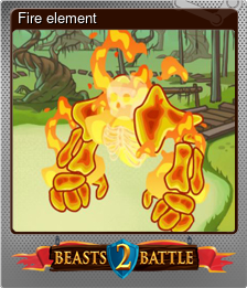 Series 1 - Card 3 of 11 - Fire element