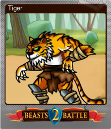 Series 1 - Card 2 of 11 - Tiger