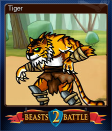 Series 1 - Card 2 of 11 - Tiger