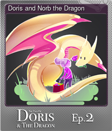 Series 1 - Card 7 of 7 - Doris and Norb the Dragon