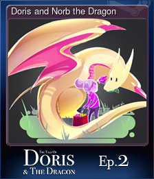 Series 1 - Card 7 of 7 - Doris and Norb the Dragon
