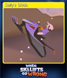 Series 1 - Card 8 of 8 - Sally's Skido