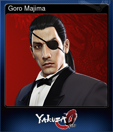 Series 1 - Card 2 of 10 - Goro Majima