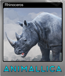 Series 1 - Card 5 of 9 - Rhinoceros