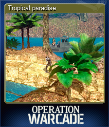 Series 1 - Card 5 of 5 - Tropical paradise