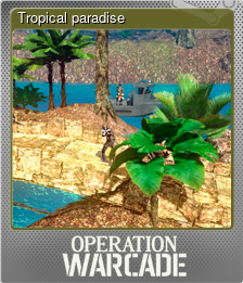 Series 1 - Card 5 of 5 - Tropical paradise