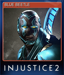 Series 1 - Card 4 of 14 - BLUE BEETLE