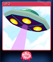 Series 1 - Card 5 of 8 - UFO