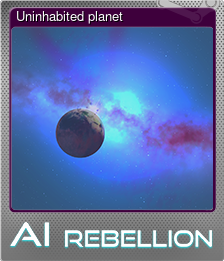 Series 1 - Card 3 of 5 - Uninhabited planet