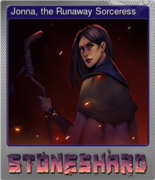 Series 1 - Card 4 of 9 - Jonna, the Runaway Sorceress