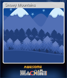 Series 1 - Card 2 of 7 - Snowy Mountains