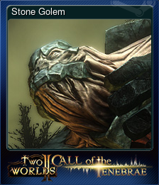 Series 1 - Card 1 of 8 - Stone Golem