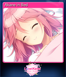 Series 1 - Card 4 of 8 - Akane in Bed