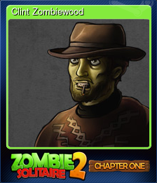 Series 1 - Card 4 of 5 - Clint Zombiewood