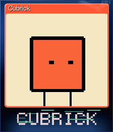 Series 1 - Card 1 of 5 - Cubrick