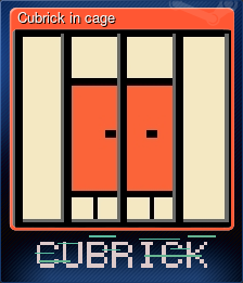 Series 1 - Card 5 of 5 - Cubrick in cage