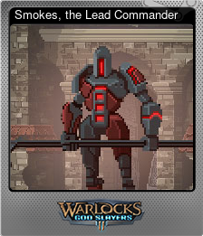 Series 1 - Card 1 of 6 - Smokes, the Lead Commander