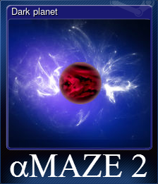 Series 1 - Card 5 of 6 - Dark planet