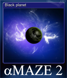 Series 1 - Card 4 of 6 - Black planet