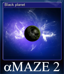 Series 1 - Card 4 of 6 - Black planet