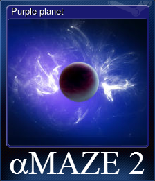 Series 1 - Card 3 of 6 - Purple planet