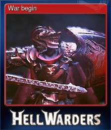 Series 1 - Card 2 of 7 - War begin