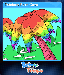 Series 1 - Card 1 of 5 - Rainbow Palm Cove