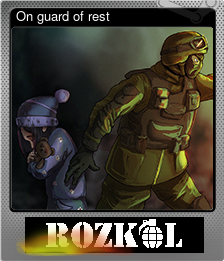 Series 1 - Card 1 of 5 - On guard of rest