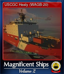 Series 1 - Card 6 of 6 - USCGC Healy (WAGB-20)