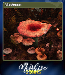 Series 1 - Card 5 of 5 - Mushroom