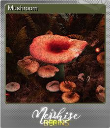 Series 1 - Card 5 of 5 - Mushroom
