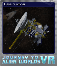 Series 1 - Card 3 of 5 - Cassini orbiter
