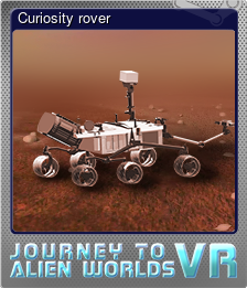Series 1 - Card 1 of 5 - Curiosity rover