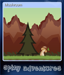 Series 1 - Card 5 of 6 - Mushroom