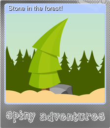 Series 1 - Card 3 of 6 - Stone in the forest!