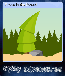 Series 1 - Card 3 of 6 - Stone in the forest!