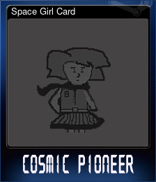 Space Girl Card